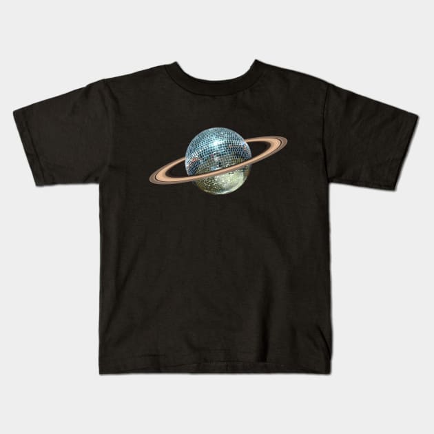 Saturn Disco Kids T-Shirt by MsGonzalez